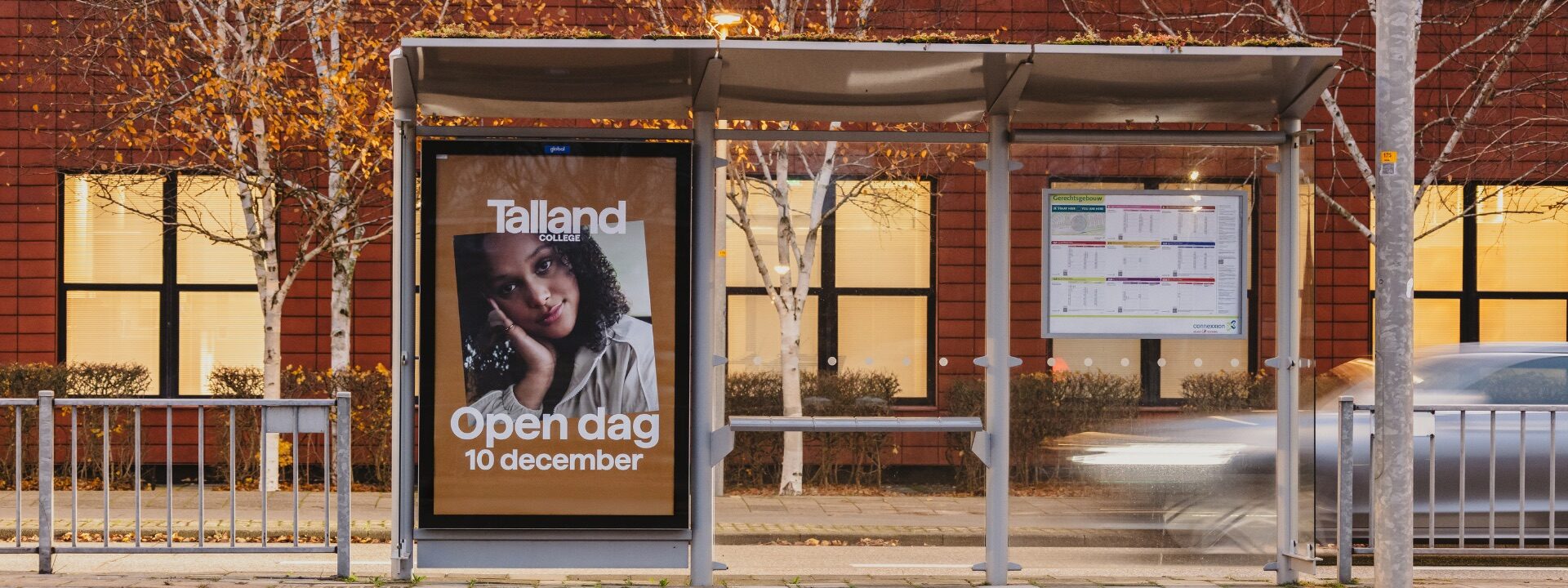 🔵 Slimme (D)OOH-strategie voor de Open Dag van Talland College | Outstanding Media