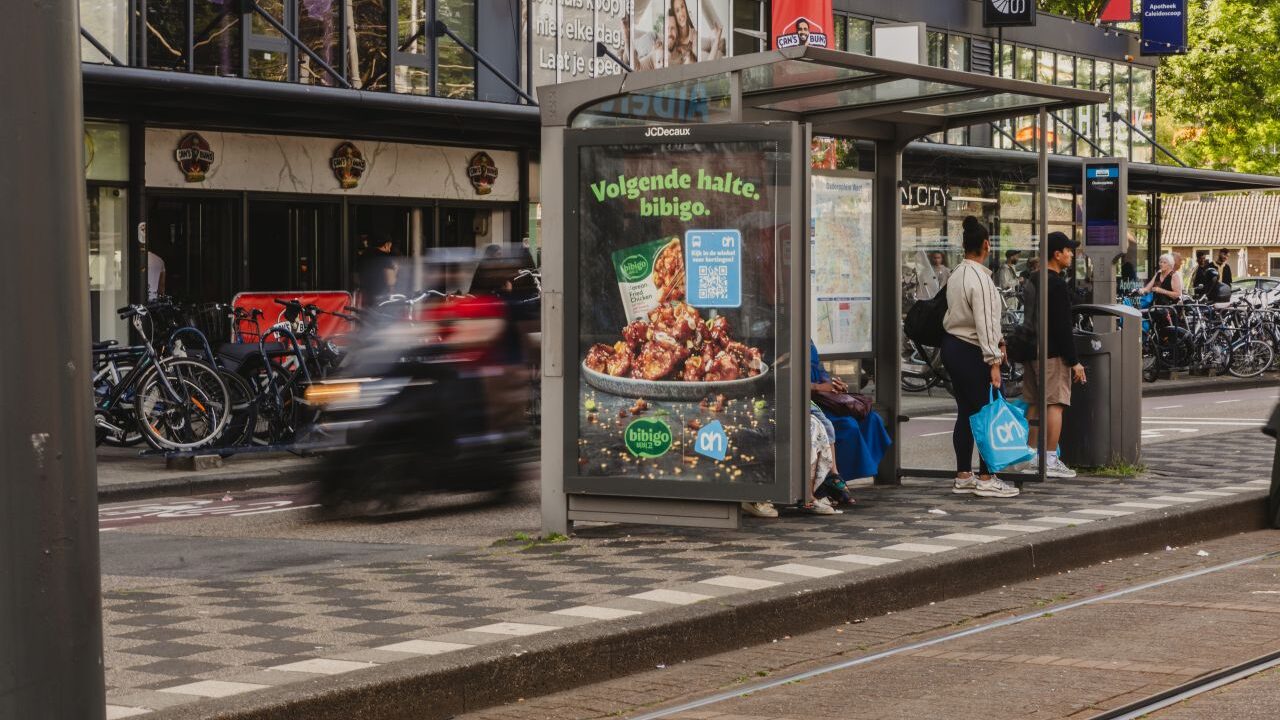 bibigo zichtbaar rondom Albert Heijn XL | Outstanding Media